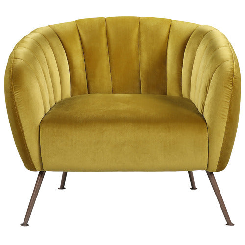 BY DESIGNS ASHA VELVET ACCENT CHAIR