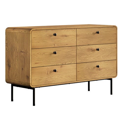 LIVING FUSION ASHBOURNE 6 DRAWER CHEST