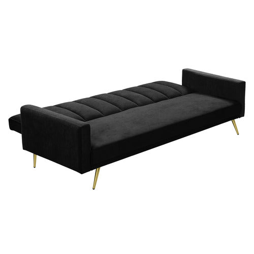 OAKLEIGH HOME ASPEN 3 SEATER VELVET SOFA BED