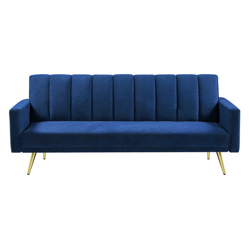 OAKLEIGH HOME ASPEN 3 SEATER VELVET SOFA BED