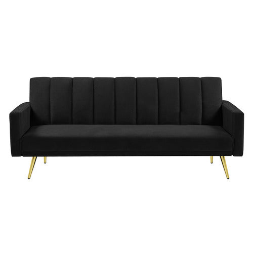 OAKLEIGH HOME ASPEN 3 SEATER VELVET SOFA BED