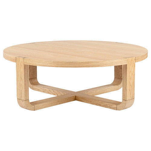 100CM ASPYN OAK WOOD COFFEE TABLE