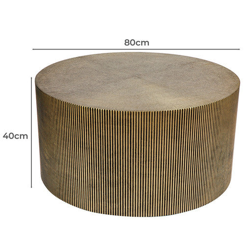 REXINGTON HOME BRASS ASTRA COFFEE TABLE