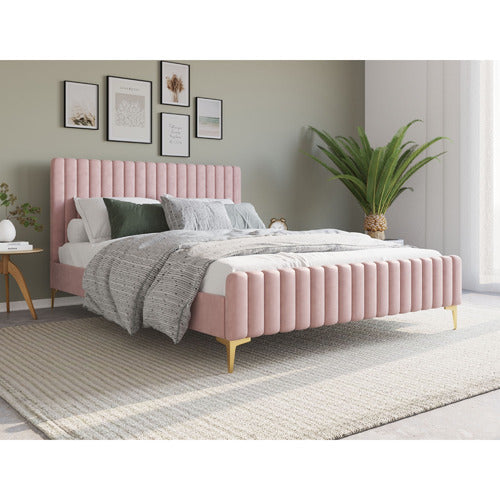 RAWSON & CO ASTRA VELVET BED