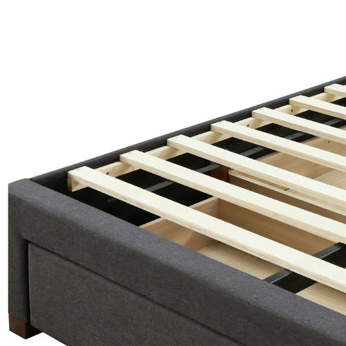 WESTERN DESIGNS DARK GREY ASTRO QUEEN STORAGE BED FRAME