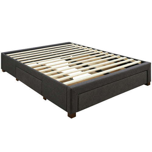 WESTERN DESIGNS DARK GREY ASTRO QUEEN STORAGE BED FRAME