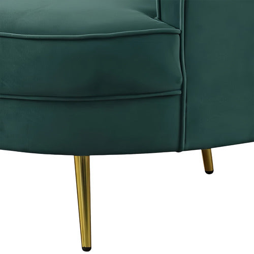 EVIE HOME ATASHA 3 SEATER VELVET SOFA