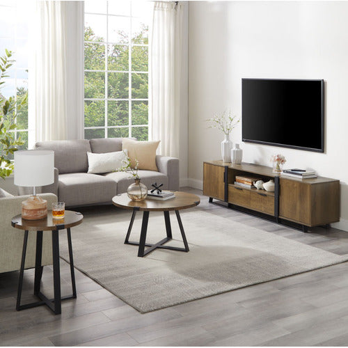 MONUMENT FURNITURE ATHENA 2 DOOR 2 DRAWER TV UNIT