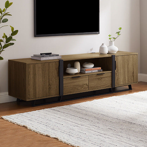 MONUMENT FURNITURE ATHENA 2 DOOR 2 DRAWER TV UNIT