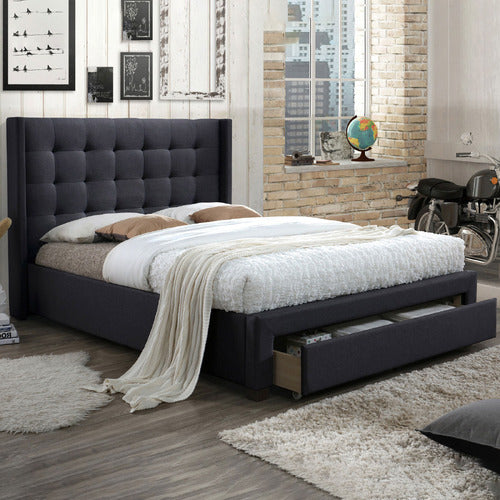 WESTERN DESIGNS ATLANTA QUEEN BED & MATTRESS