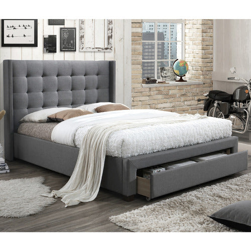 WESTERN DESIGNS ATLANTA QUEEN BED & MATTRESS
