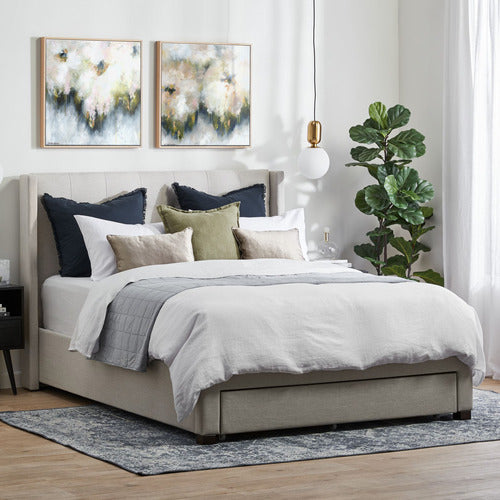 WESTERN DESIGNS ATLANTA QUEEN BED & MATTRESS