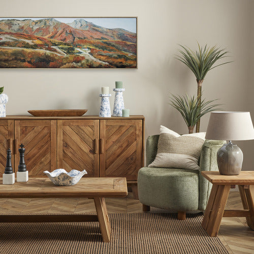 THE HOME COLLECTIVE ATLAS CHENILLE ARMCHAIR