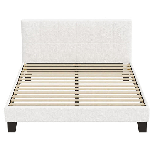 LIVING FUSION AURELIA BOUCLE BED FRAME