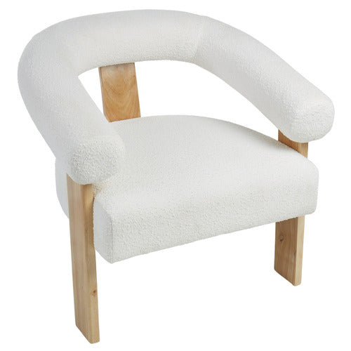 THE HOME COLLECTIVE AVA BOUCLE ARMCHAIR