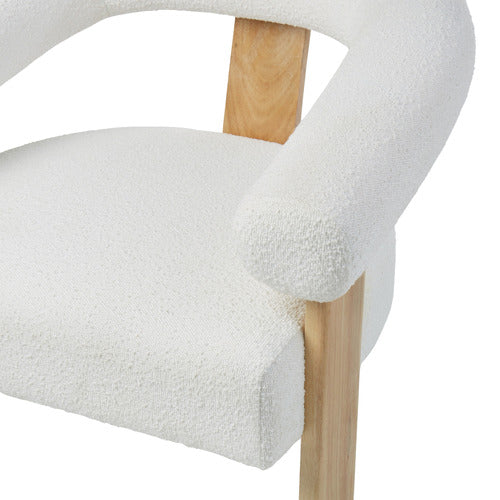 THE HOME COLLECTIVE AVA BOUCLE ARMCHAIR