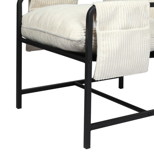 OAKLEIGH HOME AVENEL CORDUROY ACCENT CHAIR