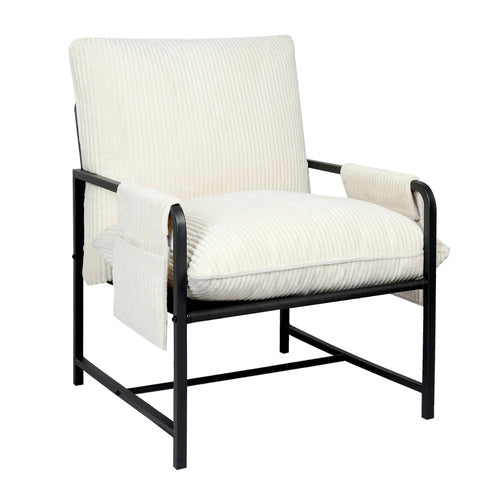 OAKLEIGH HOME AVENEL CORDUROY ACCENT CHAIR