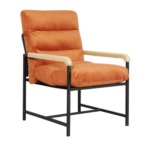 OAKLEIGH HOME AVENEL VELVET ACCENT CHAIR