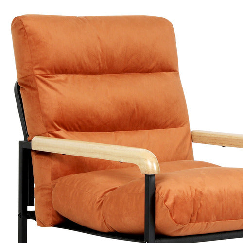OAKLEIGH HOME AVENEL VELVET ACCENT CHAIR