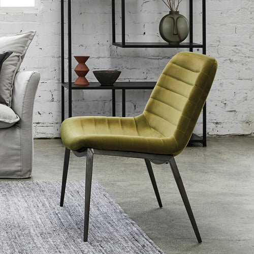 BROOKLYN AND BELLA FELIX VELVET ACCENT CHAIR