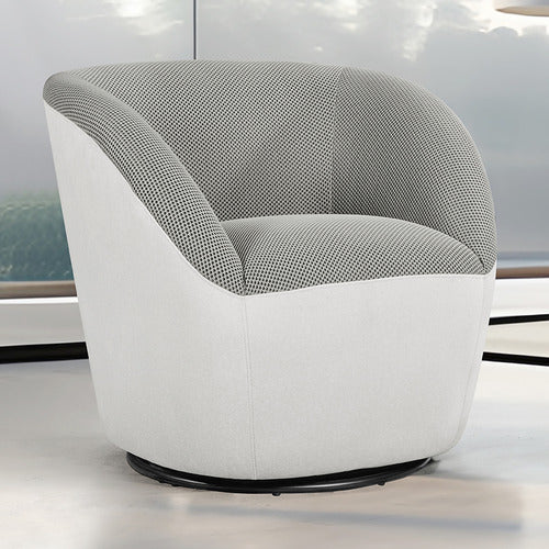 BY DESIGNS BARIS UPHOLSTERED SWIVEL CHAIR