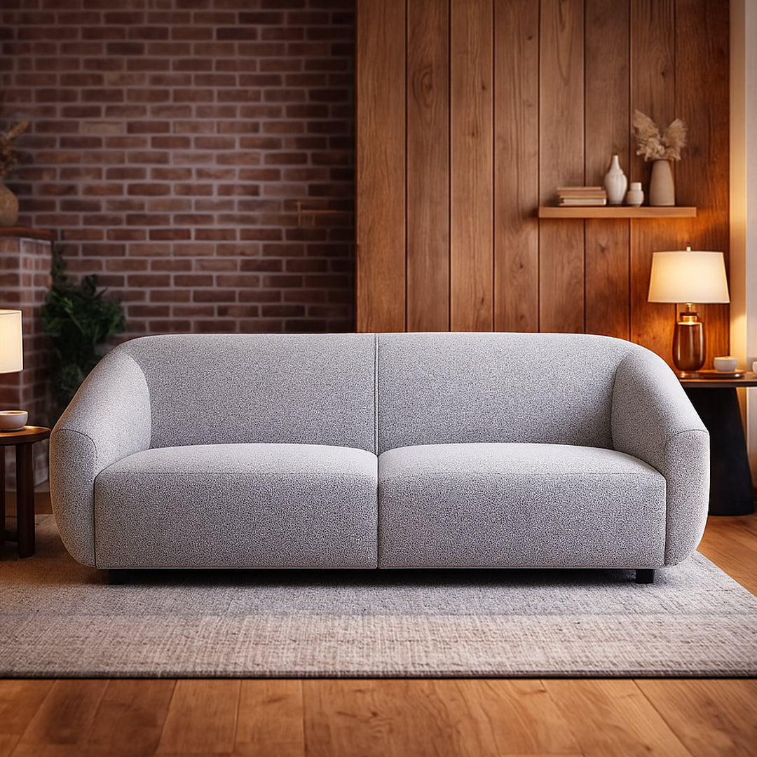 BY DESIGNS CHRISTIANE 2 SEATER BOUCLE SOFA