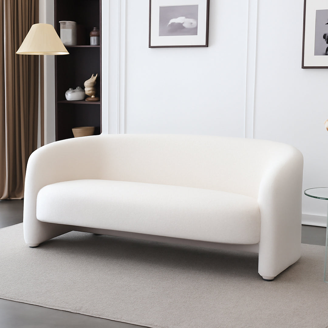 BY DESIGNS TARRYN 2 SEATER BOUCLE SOFA