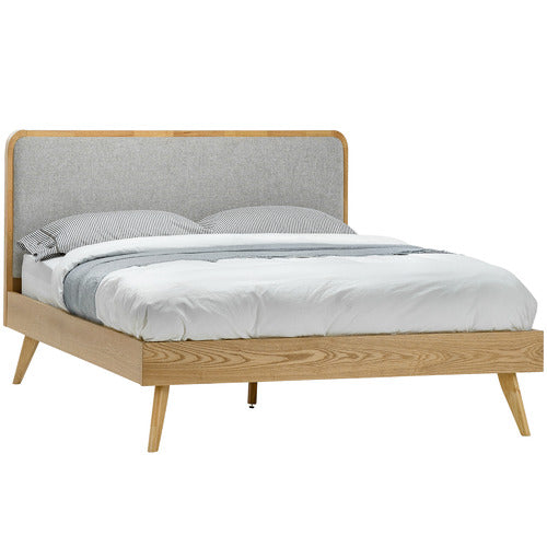 CONTINENTAL DESIGNS BALBINA UPHOLSTERED QUEEN BED WITH HEADBOARD