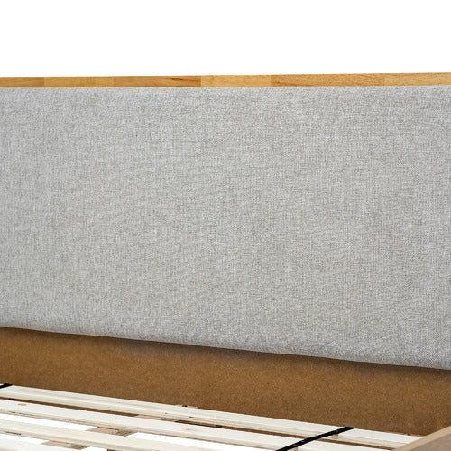 CONTINENTAL DESIGNS BALBINA UPHOLSTERED QUEEN BED WITH HEADBOARD