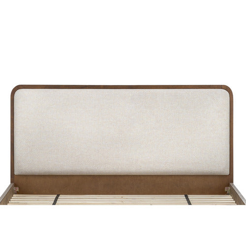 CONTINENTAL DESIGNS BALBINA UPHOLSTERED QUEEN BED WITH HEADBOARD