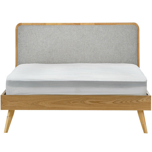 CONTINENTAL DESIGNS BALBINA UPHOLSTERED QUEEN BED WITH HEADBOARD
