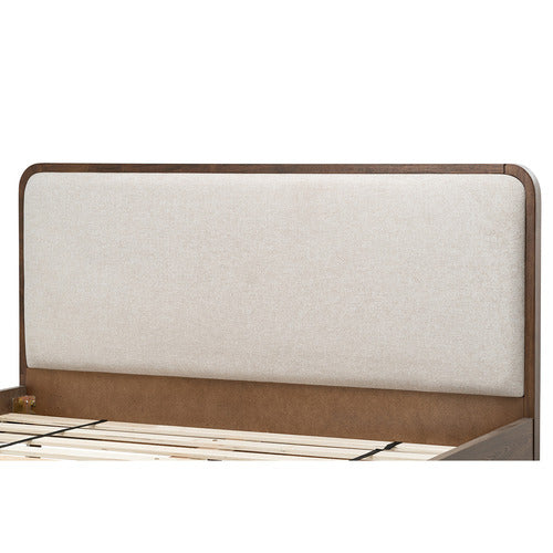 CONTINENTAL DESIGNS BALBINA UPHOLSTERED QUEEN BED WITH HEADBOARD