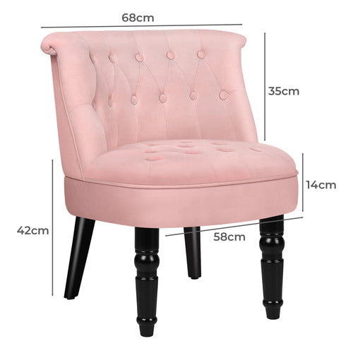 HOXTON ROOM BARCLAY VELVET ARMCHAIR