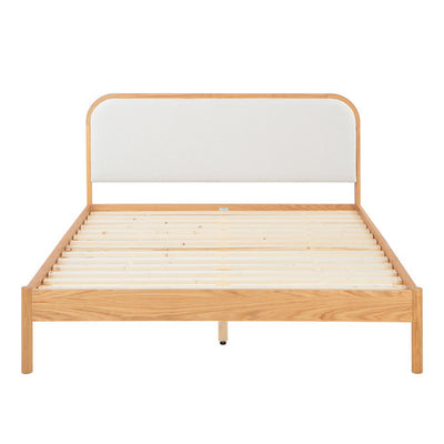 BARNABY OAK WOOD BED FRAME