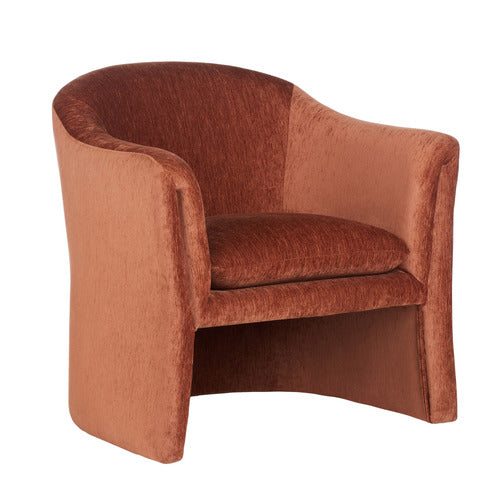 THE HOME COLLECTIVE BARNES VELVET ARMCHAIR