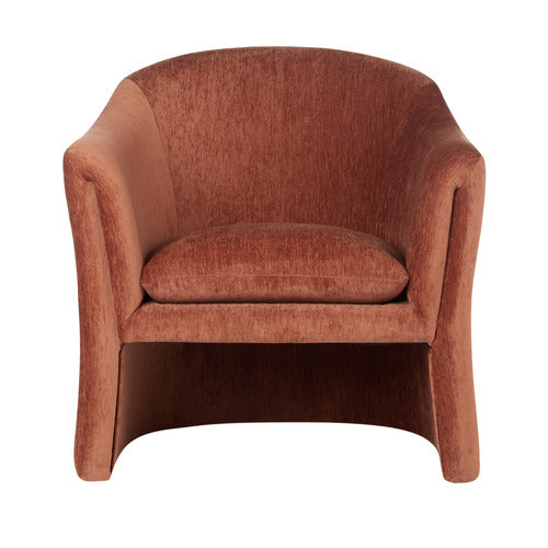 THE HOME COLLECTIVE BARNES VELVET ARMCHAIR