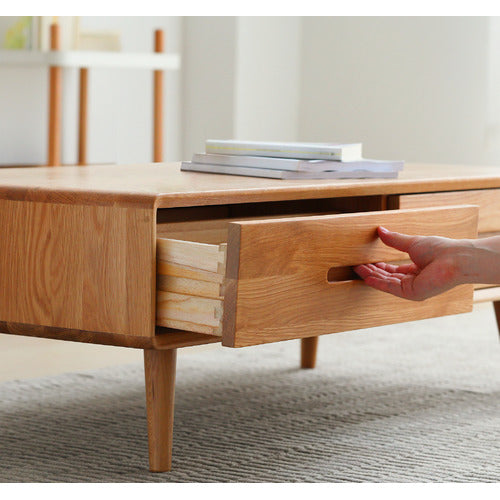 MODERN COLLECTIVE BAROS OAK WOOD COFFEE TABLE