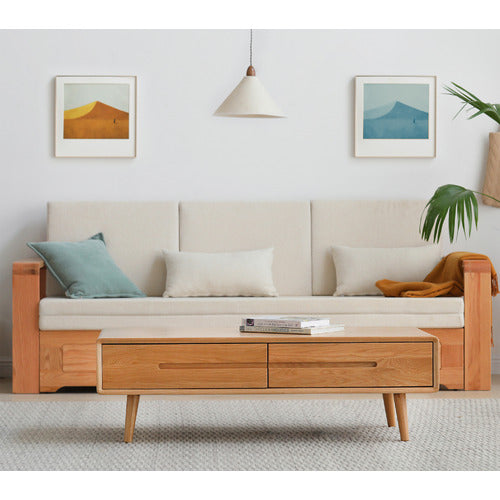 MODERN COLLECTIVE BAROS OAK WOOD COFFEE TABLE