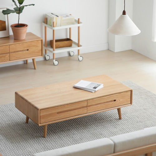 MODERN COLLECTIVE BAROS OAK WOOD COFFEE TABLE