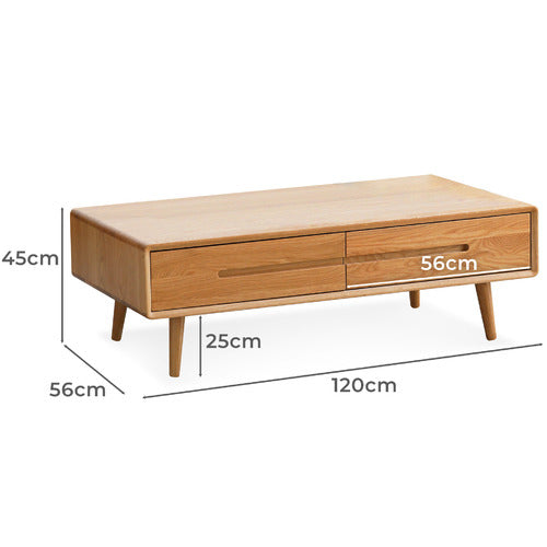 MODERN COLLECTIVE BAROS OAK WOOD COFFEE TABLE