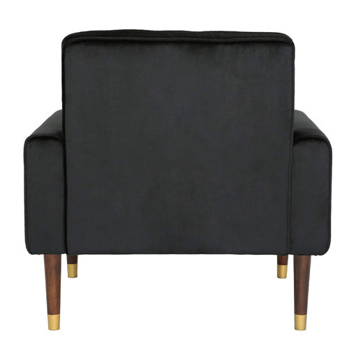 FURNITURE MARKET BARTOS BUTTON-TUFTED VELVET ARMCHAIR
