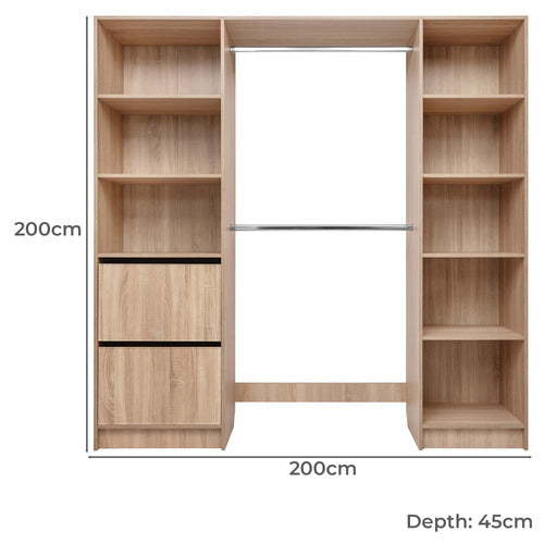 CAPEVIEW INTERIORS BASEL SLIM SHAKER BUILT-IN WARDROBE