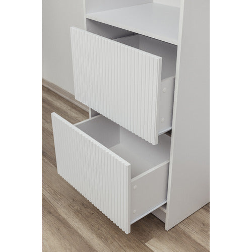 CAPEVIEW INTERIORS BASEL FLUTED BUILT-IN WARDROBE