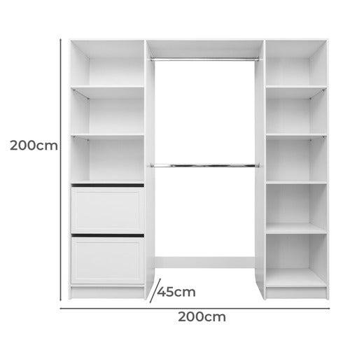 CAPEVIEW INTERIORS BASEL HAMPTONS BUILT-IN WARDROBE