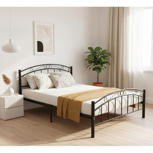 MIKASA FURNITURE BLACK BROOKLYN METAL BED
