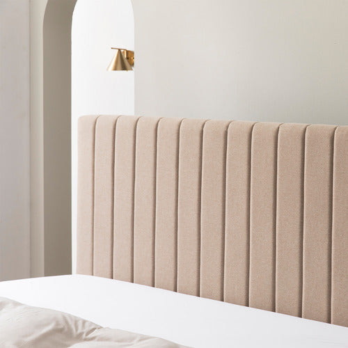 STUDIO HOME BEIGE DEBI BED FRAME