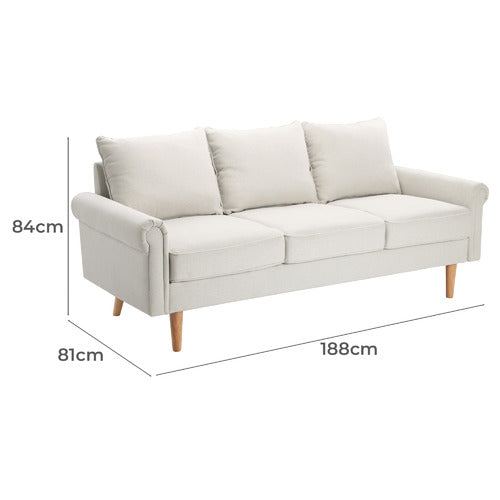 BALMAIN 3 SEATER SOFA