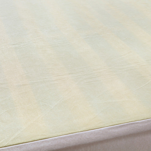 SOUTHERN STYLERS BEIGE LIFFLE UPHOLSTERED BED BASE