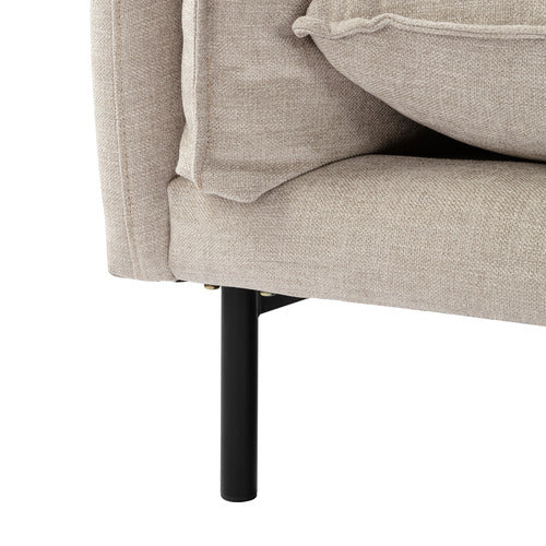NATURAL BELLAMY 3 SEATER SOFA WITH CHAISE